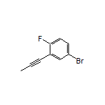 4-溴-1-氟-2-(丙-1-炔-1-基)苯