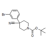 1-Boc-4-(3-溴苯基)哌啶-4-甲腈