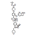 2-[(1H-吡咯并[2,3-b]吡啶-5-基)氧基]-4-(4-Boc-1-哌嗪基)-N-[[3-硝基-4-[[(四氢-2H-吡喃-4-基)甲基]氨基]苯基]磺酰基]苯甲酰胺