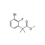 2-(3-溴-2-氟苯基)-2-甲基丙酸甲酯
