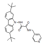 N1-(2,7-二叔丁基-9H-咔唑-9-基)-N2-(吡啶-4-基甲基)草酰胺